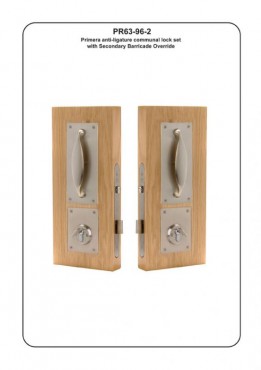 Primera PR-1-96-729B Anti Ligature Communal Door Lockset SCP